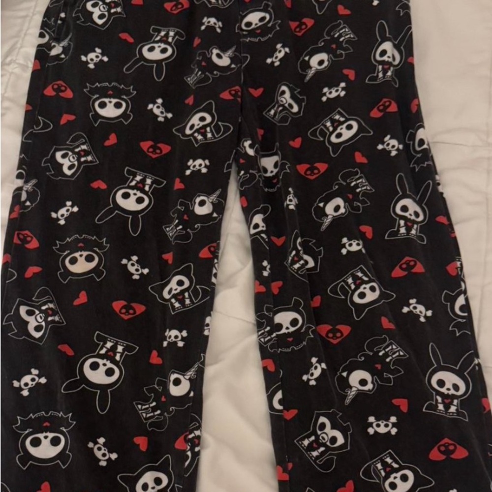 Hot topic skelanimal pajama pants